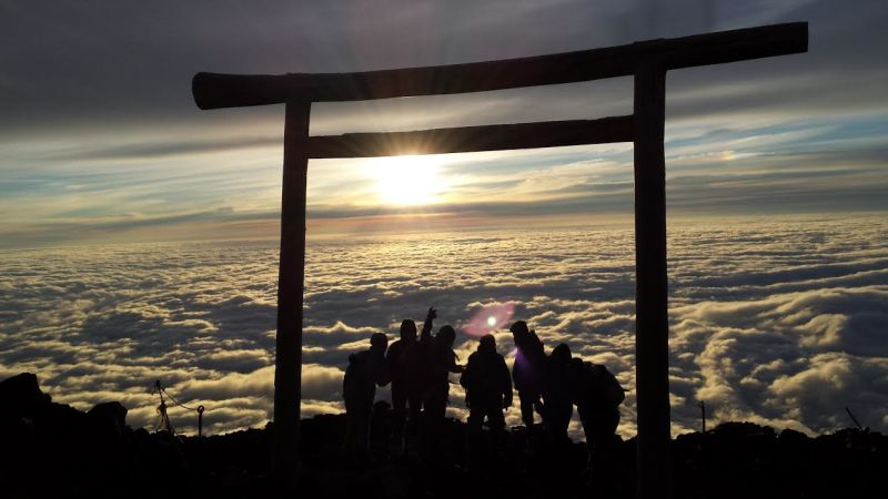 The Top. Mt. Fuji, Japan. By Ces Chavez.